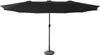 Parasol double 2,7x4,6m LINAI noir Voir les images du produit 1