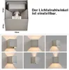 ZMH Led Wandleuchte 4ER Aussen Grau Wandlampe G9 Warmweiß Produktbild-Vorschau 3