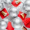 Palloncini argento lucido 30cm 10 pezzi (Party - Anteprima dell’immagine prodotto 4