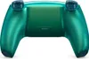 The back of a teal and green PlayStation 5 DualSense wireless controller. Produktbild-Vorschau