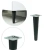 Gerades Buchenbein UNIQ 25 cm mit Montageplatte Schwarz 4 Produktbild-Vorschau 3