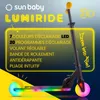 LUMI RIDE Trottinette pour enfants avec roues à LED, freins Voir les images du produit 6