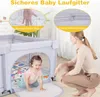 COSTWAY Baby-Laufstall mit Matte, 189 x 158 cm Laufgitter Produktbild-Vorschau 5