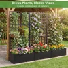 Jardinière COSTWAY avec treillis et espalier, bac à fleurs Voir les images du produit 8