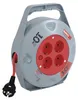 PVC Kabeltrommel – 4 Steckdosen, 10m SCHUKO Voir les images du produit