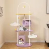COSTWAY, árbol para gatos de 158 cm, con cueva para gatos, Vista previa de la imagen del producto 8