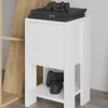 A white nightstand with gaming accessories on it. Produktbild-Vorschau