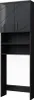 A black washing machine cabinet shown against a white background. Produktbild-Vorschau