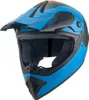 Crosshelm Helm Kinderhelm Motorradhelm Motocross Blau Produktbild-Vorschau 2