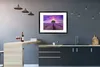 MuchoWow® Gerahmtes Poster Lavendel - Baum - Lila - Wolken Produktbild-Vorschau 5