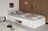 Lit enfant moderne blanc mat 90 x 200 cm Voir les images du produit 5