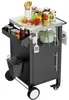 Profi Grillwagen mit Edelstahl-Arbeitsplatte, 45x45cm Produktbild-Vorschau 1