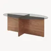 Table basse « Viroya » 100 x 60 x 36 cm, plateau ovale en Voir les images du produit 7