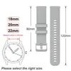 Grau Silikon-Uhrenarmbänder, Schnellverschluss, Produktbild-Vorschau 3