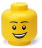 Lego mini-figure head container – Happy Boy Produktbild-Vorschau 5