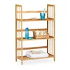 Étagère sur pied Relaxdays en bambou et bois, 3 tablettes, Voir les images du produit 6