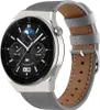 Strap-it Huawei Watch GT 3 Pro 46mm Armband Leder (Grau) Produktbild-Vorschau 1