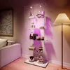 Vitrina de vidrio INONEFT con iluminación LED y 2 puertas, Vista previa de la imagen del producto 2