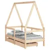 The Living Store Kinderbett mit Schubladen 70x140 cm Produktbild-Vorschau 3