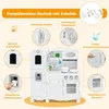 COSTWAY Kinderküche mit realistischem Licht & Sound, Kinder Produktbild-Vorschau 4