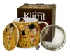DUO ART GALLERY Kubek beczułka 430 ml THE KISS z sitkiem do Podgląd zdjęcia produktu 1