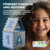 Spielwerk® 86-teilige Puzzlematte Baby Blau 3,3m² Produktbild-Vorschau 5