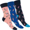 Footstar Bunte Fantasiesocken für Damen und Herren (3 Paar) Produktbild-Vorschau 1