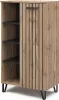 Kommode Vicco Amber Eiche Wotan 35 x 110 cm mit 1 Tür, Produktbild-Vorschau 1