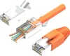 Three different RJ45 connectors for network cables are shown against a white background. Anteprima dell’immagine prodotto