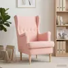 Poltrona vidaXL rosa bouclé Anteprima dell’immagine prodotto 2
