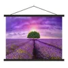 MuchoWow® Textilposter Lavendel - Baum - Lila - Wolken Produktbild-Vorschau 1