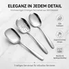 3er-Set Servierlöffel Edelstahl 304, groß – Salatlöffel, Produktbild-Vorschau 2