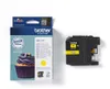 A Brother LC123Y yellow ink cartridge and its packaging are shown against a white background. Voir les images du produit