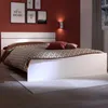 BOSTON Lit adulte contemporain - Décor blanc - L 140 x l Voir les images du produit 9