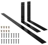 vidaXL Opěradlo pro pohovku Pallet Black 110 cm Iron Náhled obrázku produktu 1