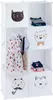Relaxdays Steckregal Kinderzimmer, Katzen Motiv, 7 Fächer, Produktbild-Vorschau 1