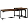 vidaXL Tables basses 2 pcs. Brun imitation chêne Matériau Voir les images du produit 1