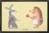 Mr. & Mrs. Panda Türvorleger Hase Igel 60 x 90 cm - Gelb Produktbild-Vorschau 1