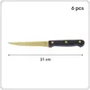 OTIX Steakmesser-Set aus 6 Stück, gold-schwarze Produktbild-Vorschau 6