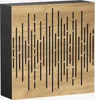 A single acoustic panel with a wood finish and a pattern of vertical slots. Náhľad obrázku produktu