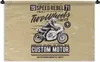 MuchoWow® Wandteppich Wandbehang Motorrad - Vintage - Produktbild-Vorschau 1