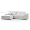 Ecksofa PEDRO L Hellbeige, 267x170 cm, Sofa L-form Breite Produktbild-Vorschau 9