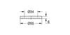 GROHE 48165000 Piastra di base 48165 per miscelatori Anteprima dell’immagine prodotto 3