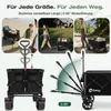 Sekey XXL Plus Bollerwagen Faltbar mit Extra Breite Räder, Produktbild-Vorschau 6