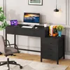 Bureau, bureau d'ordinateur avec 5 tiroirs, table de Voir les images du produit 3