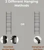 KOMFOTTEU Wiszący organizer metalowy, Wisząca półka na Podgląd zdjęcia produktu 4