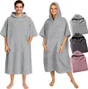 Frottee Badeponcho Damen Herren - Strandponcho 100% Produktbild-Vorschau 1