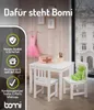BOMI® Kindertisch mit 4 Stühlen aus Massiv Holz für Produktbild-Vorschau 6