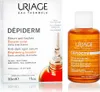 A product shot of Uriage Dépiderm Brightening Booster serum, with the product box and bottle shown side-by-side against a white background. Anteprima dell’immagine prodotto
