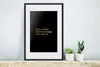 MuchoWow® Gerahmtes Poster Zitat - Brücke - Gold - Schwarz Produktbild-Vorschau 4
